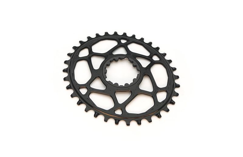Drev absoluteBlack DM 3 mm Offset 12-Speed Oval NW BOOST Alu 34T sort