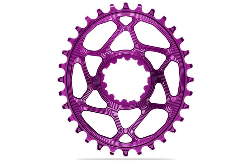 Drev absoluteBlack DM 3 mm Offset 1x10/11/12-Speed Oval NW BOOST SRAM Alu 32T Purple