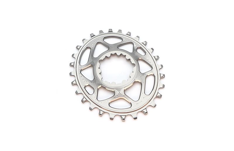 Drev absoluteBlack DM 3 mm Offset 1x9/10/11/12-Speed Oval NW BOOST Eagle Alu 28T Titanium