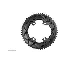 Absoluteblack Drev Ø110 Mm Bcd (Shimano Asymmetric) 2X10/11-Speed Shimano 4 Bolt Crank Alu 34