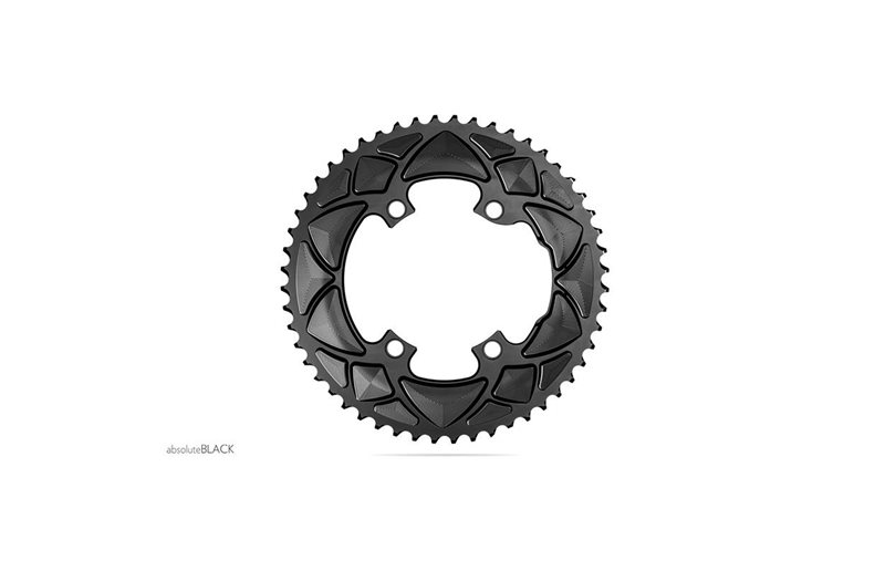 Absoluteblack Drev ¥110 Mm Bcd (Shimano Asymmetric) 2X10/11-Speed Shimano 4 Bolt Crank Alu 53