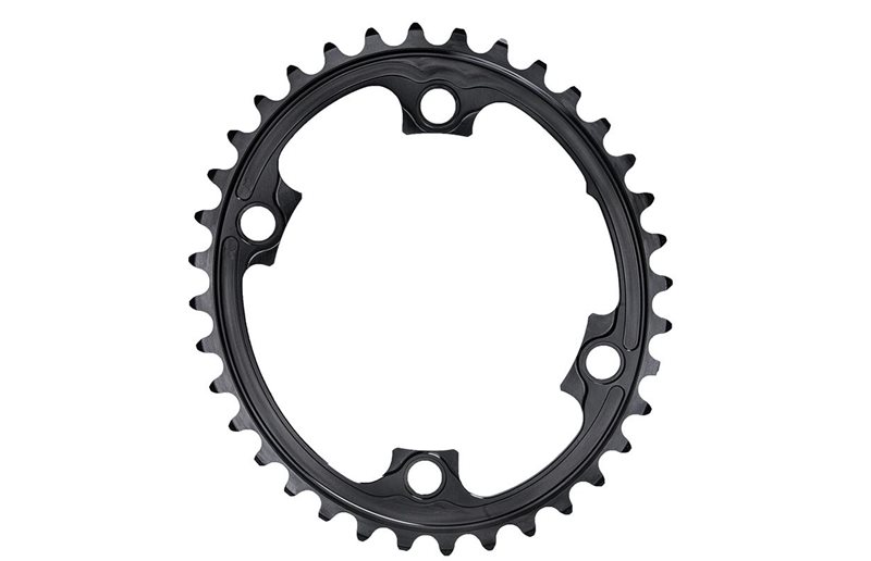 Drev absoluteBlack Ø110 mm BCD 2x10/11-Speed Oval 9100/8000/9000/6800 Alu 30T sort