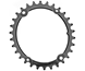 Drev absoluteBlack Ø110 mm BCD 2x10/11-Speed Oval 9100/8000/9000/6800 Alu 32T sort