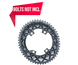 Absoluteblack Drev Ø110 Mm Bcd 2X10/11-Speed Oval 9100/8000/9000/6800 Alu 46