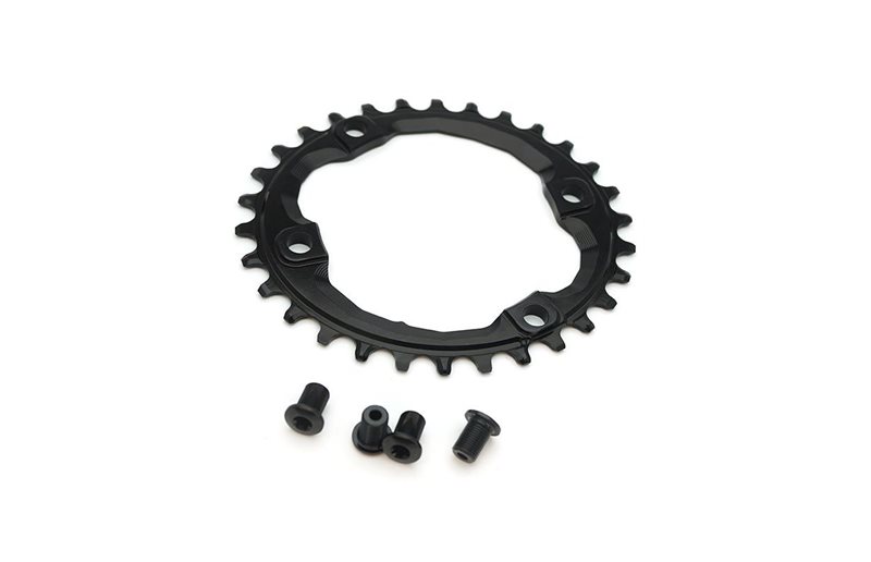 Drev absoluteBlack Ø96 mm BCD Shimano HG+ 11 spd 11-Speed Oval NW Alu 30T sort
