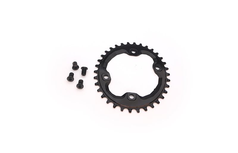 Absoluteblack Drev ¥96 Mm Bcd Shimano Hg+ 11 Spd 11-Speed Oval Nw Alu 34