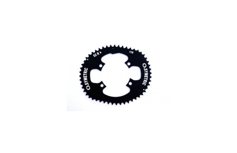Drev Osymetric Ø110 mm BCD 11-Speed Oval Shimano Alu 56T sort