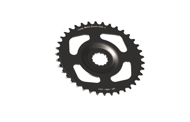 Drev Stronglight DM (Bosch) E-bike Klassisk design BOOST Bosch 3. gen Alu 38T sort