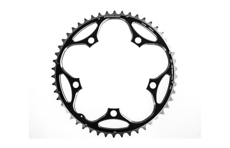 Drev Stronglight Ø130 mm BCD 2x 9/10-Speed Alu 50T sort