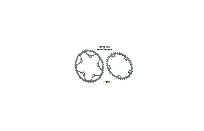 Stronglight Drev ¥130 mm Bcd 2X 9/10-Speed Alu 42