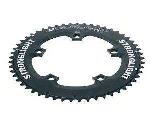 Drev Stronglight Ø130 mm BCD 2x10/11-Speed Alu 54T sort