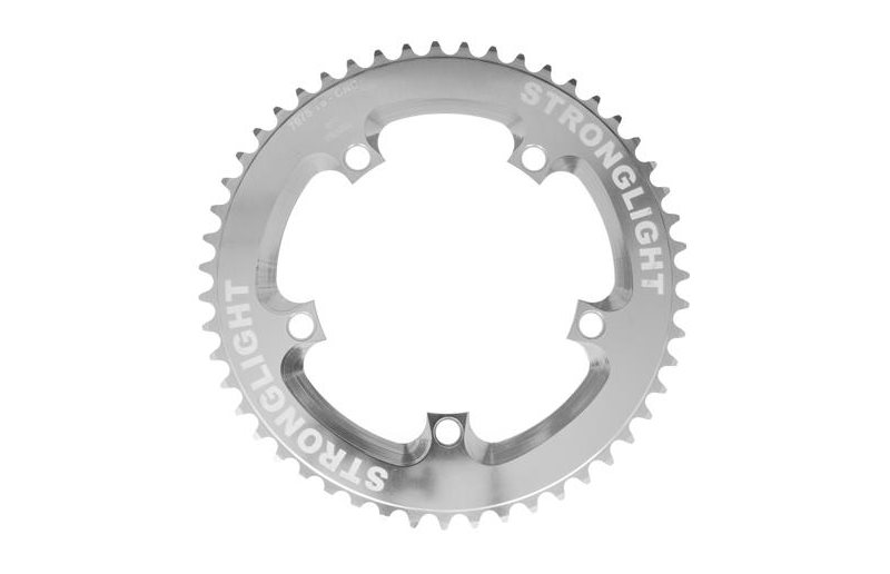 Drev Stronglight Ø130 mm BCD Single-Speed (1/2''x1/8'') Track (1/2''x1/8'') Alu 51T Sølv
