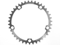 Drev Stronglight Ø135 mm BCD 2x 9/10-Speed Campagnolo Alu 39T Sølv