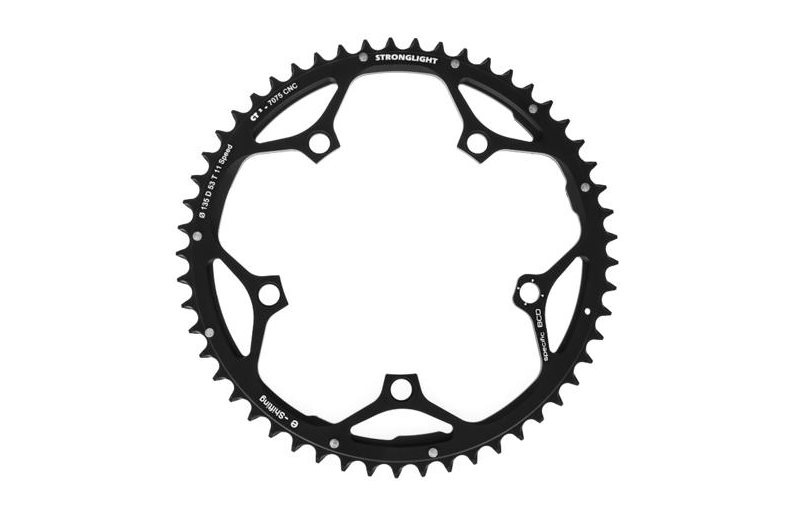 Stronglight Drev Ø135 mm Bcd 2X11-Speed Campagnolo Alu 53