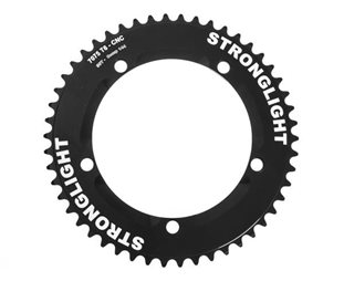 Drev Stronglight Ø144 mm BCD Single-Speed (1/2''x1/8'') Omnium Alu 50T sort