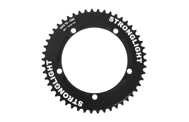 Drev Stronglight Ø144 mm BCD Single-Speed (1/2''x1/8'') Omnium Alu 50T sort