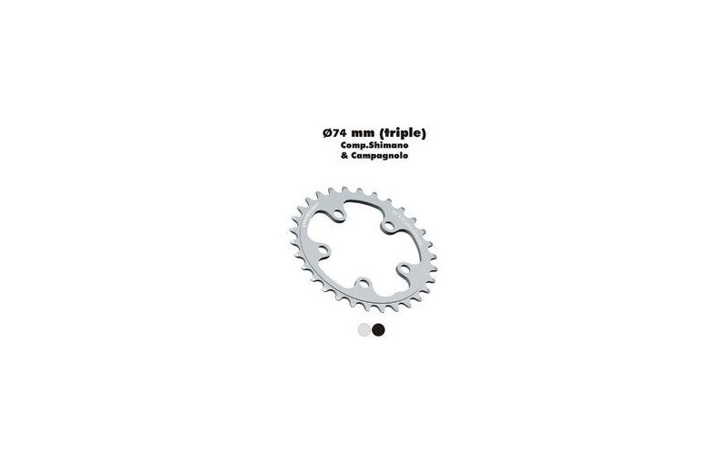 Stronglight Drev ¥74 mm Bcd 3X9/10-Speed Alu 34