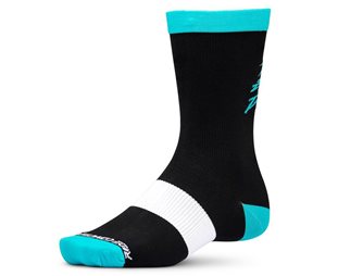 Ride Concepts Sykkelstrømper Ride Every Day Youth Black/Aqua