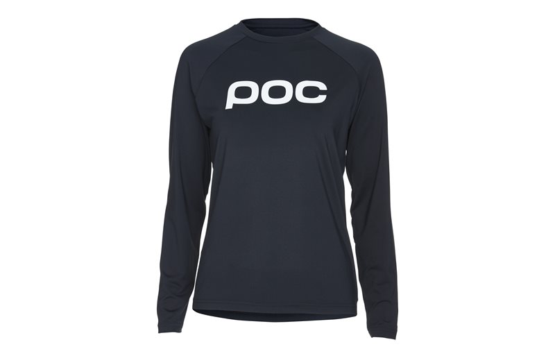 Cykeltrøje Poc W's Reform Enduro Jersey Uranium Black