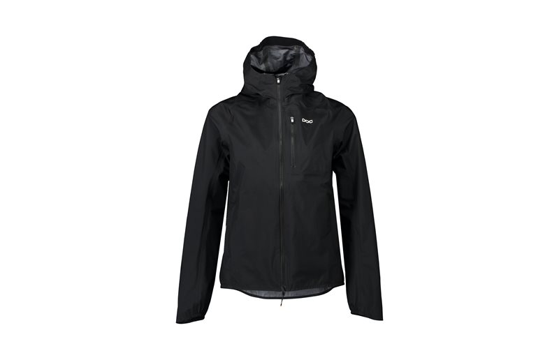POC Naisten pyöräilytakki Motion Rainjacket Uranium Black