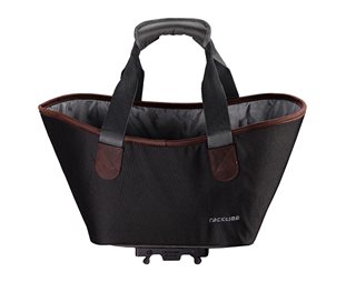 Racktime Väska Pakethållare Pakethållarväska Agnetha 15L Black/Grey