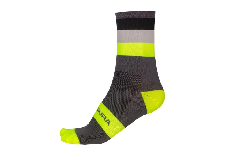 Endura Pyöräilysukat Bandwidth Socks HiViz-yellow