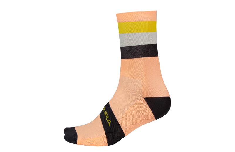 Endura Pyöräilysukat Bandwidth Socks Neonpeach