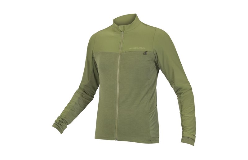 Endura Pyöräilypaita GV500 L/S Jersey Olivegreen