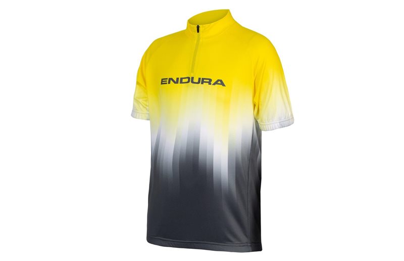 Endura Cykeltrøje til børn Xtract S/S Jersey Hivizyellow