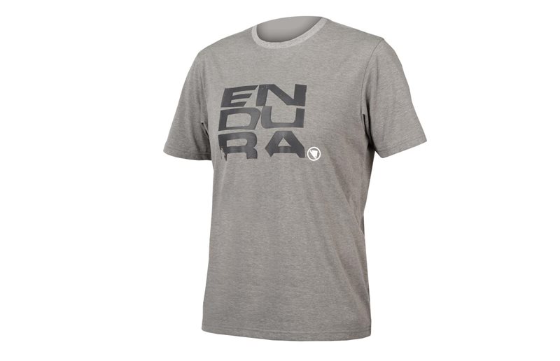 Endura One Clan Økologisk T-skjorte Stablet Grå