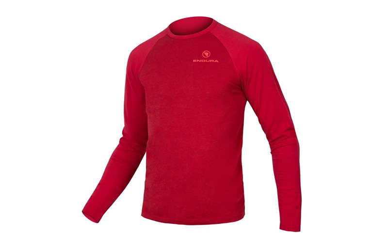 Endura Pyöräilypaita One Clan Raglan L/S Rustred