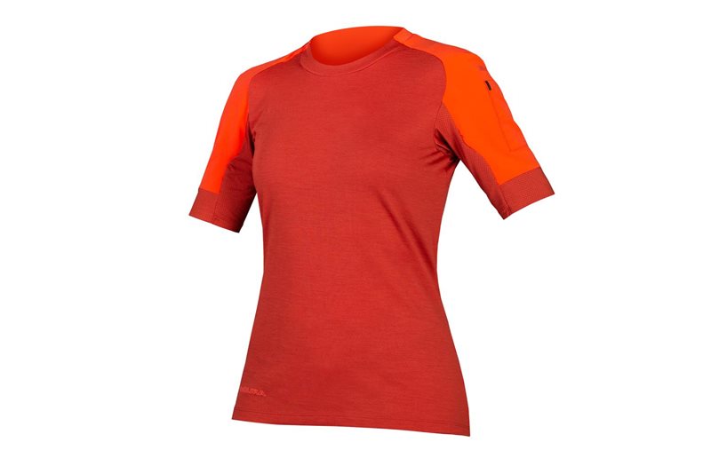 Endura Naisten pyöräilypaita GV500 S/S Jersey Cayenne