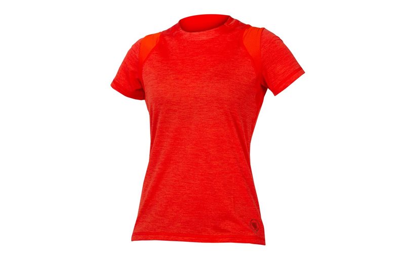 Endura Naisten pyöräilypaita Singletrack S/S Jersey Paprika