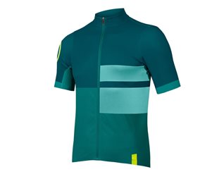 Endura Cykeltröja FS260 Print S/S Jersey Emeraldgreen