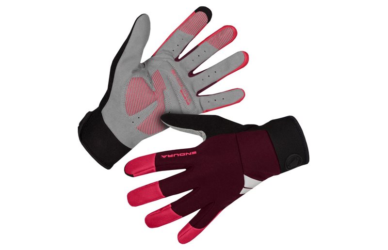 Endura Naisten pyöräilyhanskat Windchill Glove Aubergine