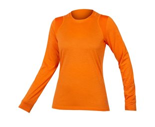 Endura Cykeltrøje til kvinder Singletrack L/S Jersey Harvest