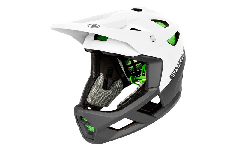 Full Face kypäräkypärä Endura MT500e White
