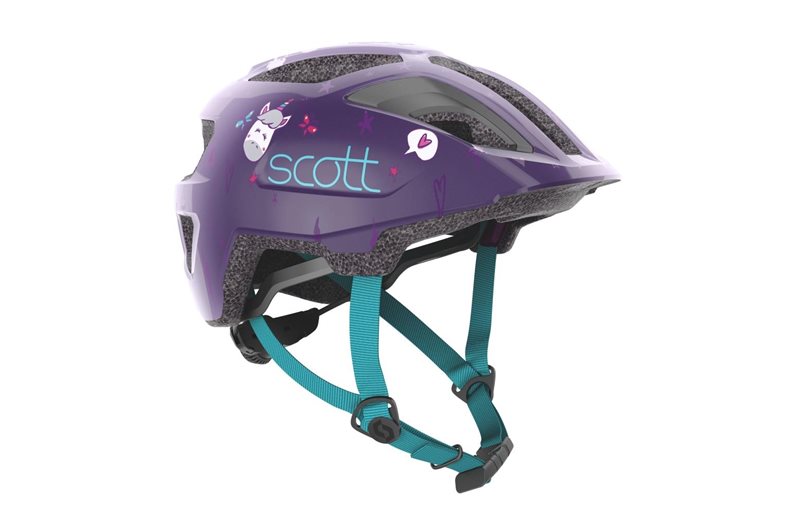 Lasten pyöräilykypärä Scott Kid Spunto Happy Purple