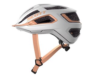 Pyöräilykypärä Scott Arx Plus Mips White/Rose Beige