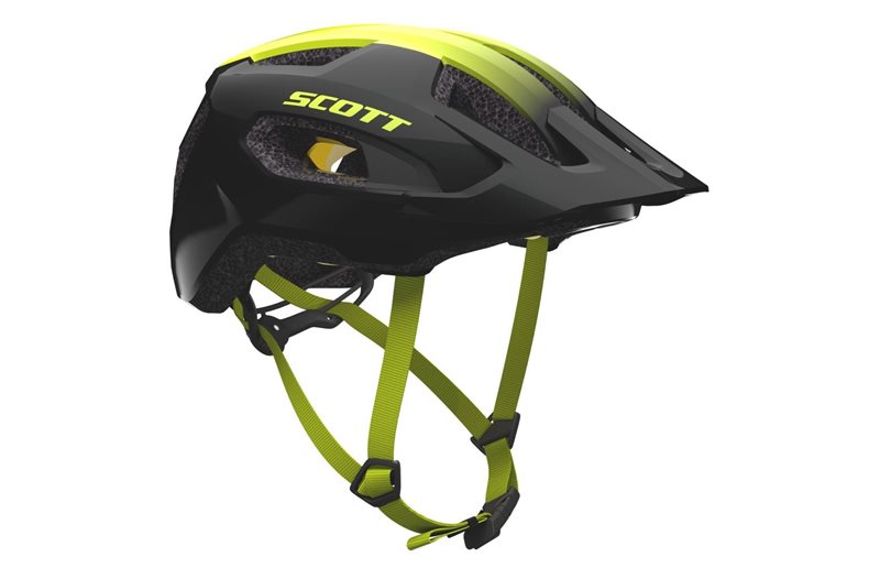 Pyöräilykypärä Scott Supra Plus Mips Musta/Radium Yellow