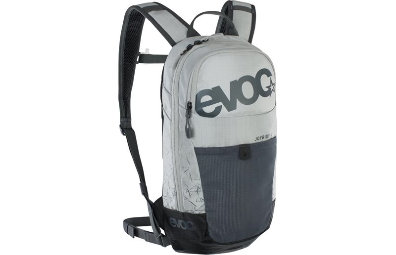 Pyöräilyreppu EVOC Joyride 4L + tasku juomarakolle Silver/Grey