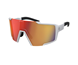 Scott Aurinkolasit Shield Compact White Matt/Red Chrome