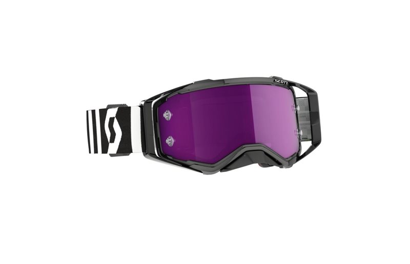 Scott Goggles Prospect Racing Black/White/Purple Chrome Wo