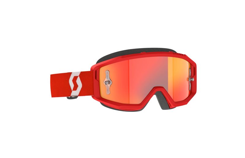 Scott Goggles Primal Red/White/Orange Chrome Works