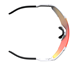 Scott Aurinkolasit Shield White Matt/Red Chrome