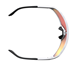 Scott Aurinkolasit Pro Shield White Matt/Red Chrome