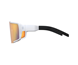 Scott Aurinkolasit Shield Compact White Matt/Red Chrome