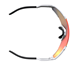 Scott Aurinkolasit Shield Compact White Matt/Red Chrome