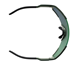 Scott Solglasögon Shield Compact Kaki Green/Green Chrome