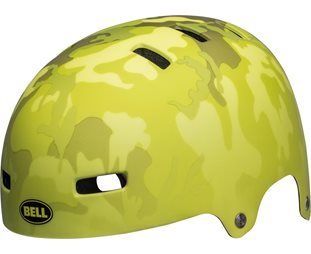 BMX-kypärä Bell Span Mat Hiviz Yellow Camo